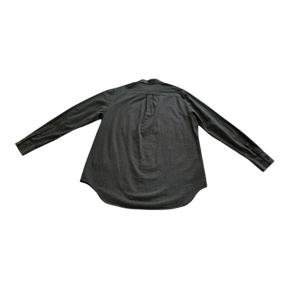 Five Four Shirt Long Sleeves Button Down Pocket Gingham Gray Mens Size 2XL - Picture 4 of 14